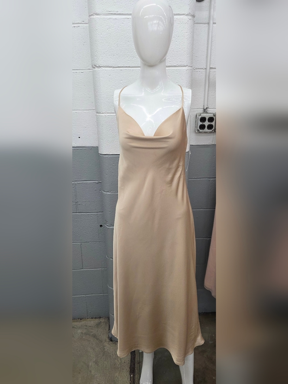 Show Me Your MuMu Satin Dress NWT